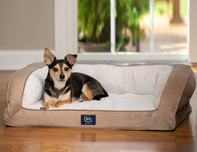 Serta Dog beds: orthopedic, cuddler, quilted style etc